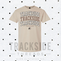 Victory Lane Varsity Tee - tan helmet
