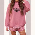 Trendy Striped mock set pink