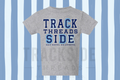 Neon Blue Trackside Original Tee