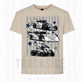 Trackside Trio Tee (Tan)