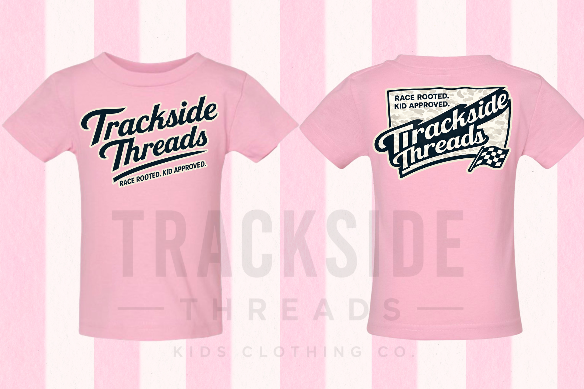 Pink Camo Race Rooted Tee