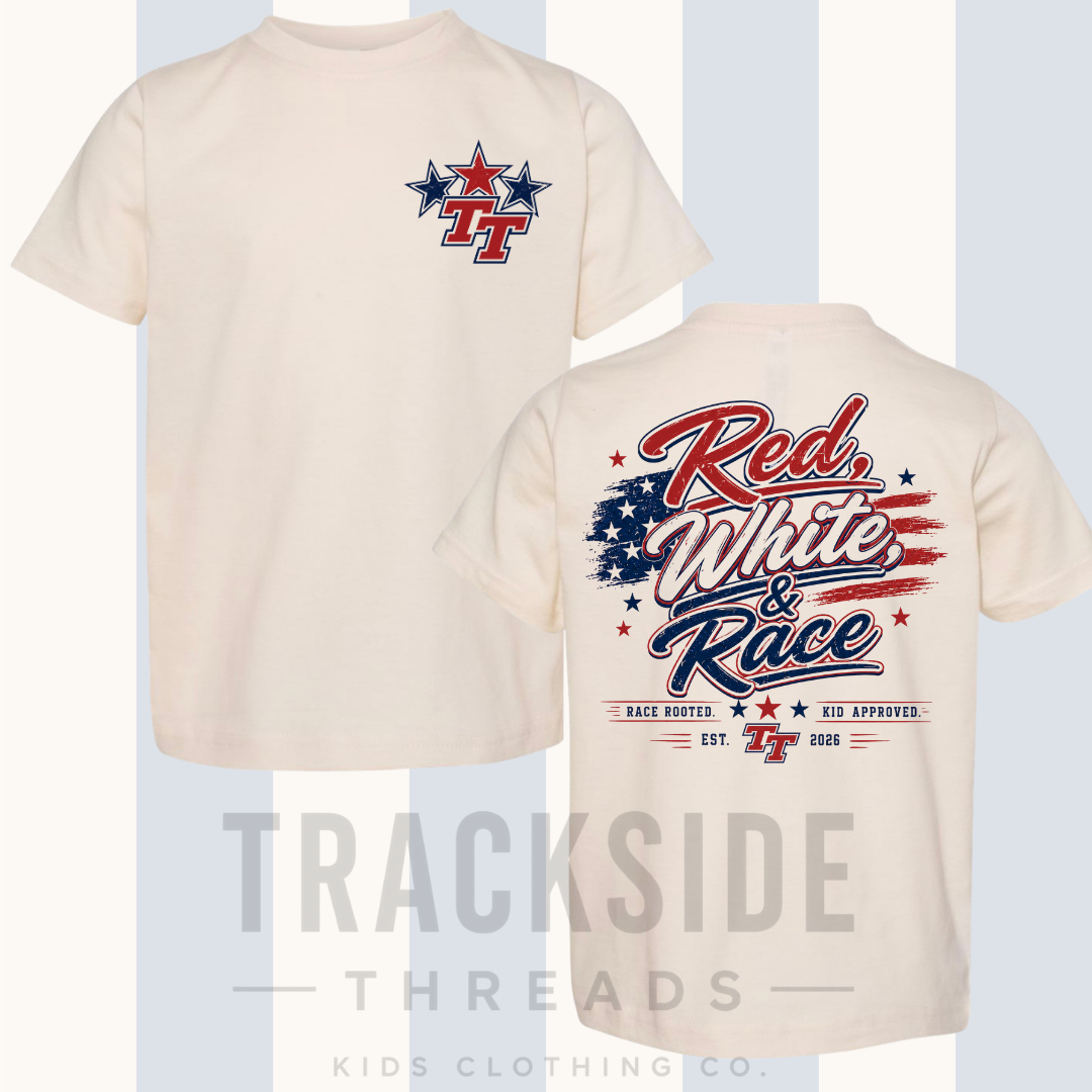 Red, white, and Race kids Natural
