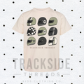 Trackside Lid tee- sage