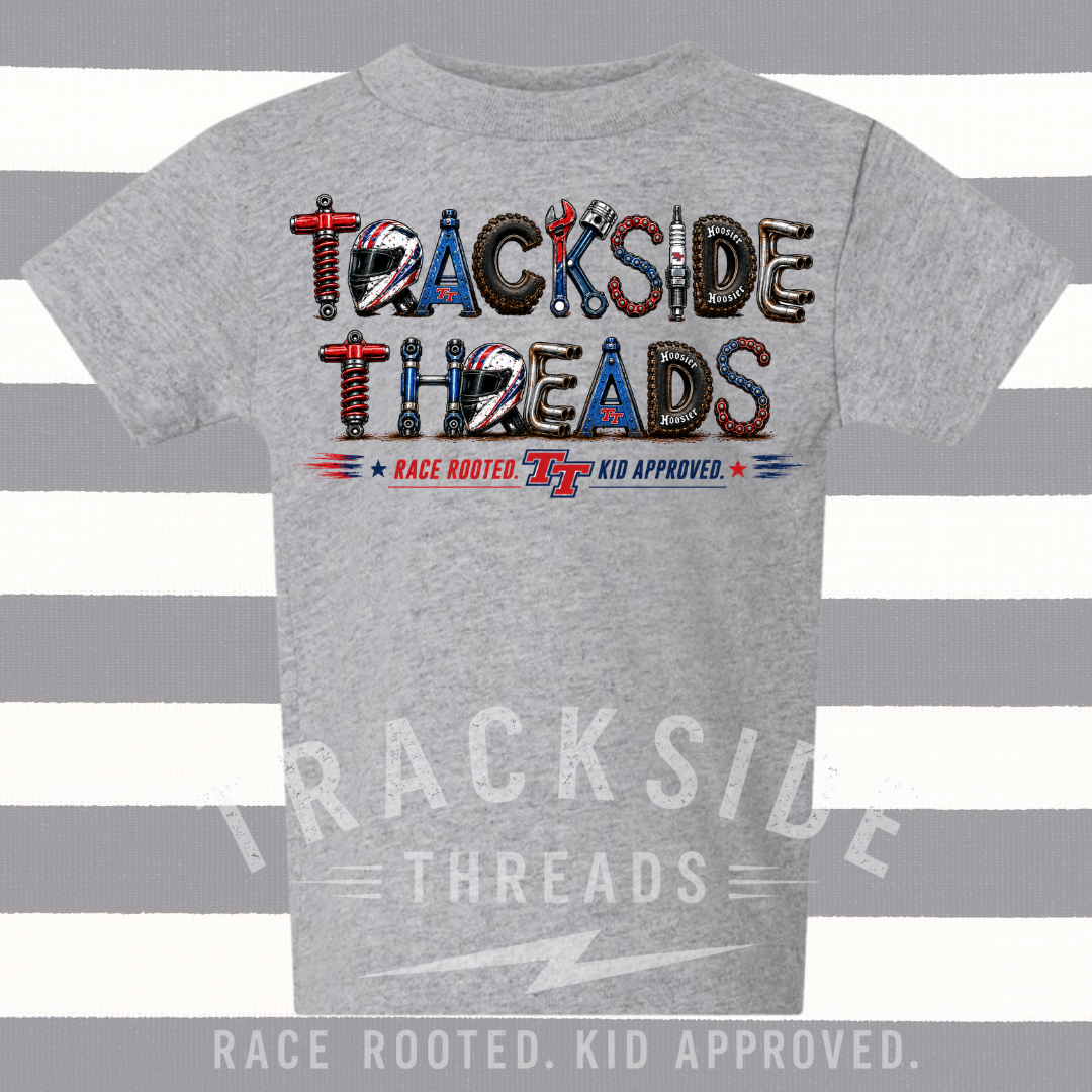 Built Trackside Tee Grey