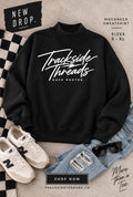 Trendy Trackside Black Mockneck
