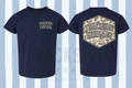 Camo Trackside Tee (Navy)