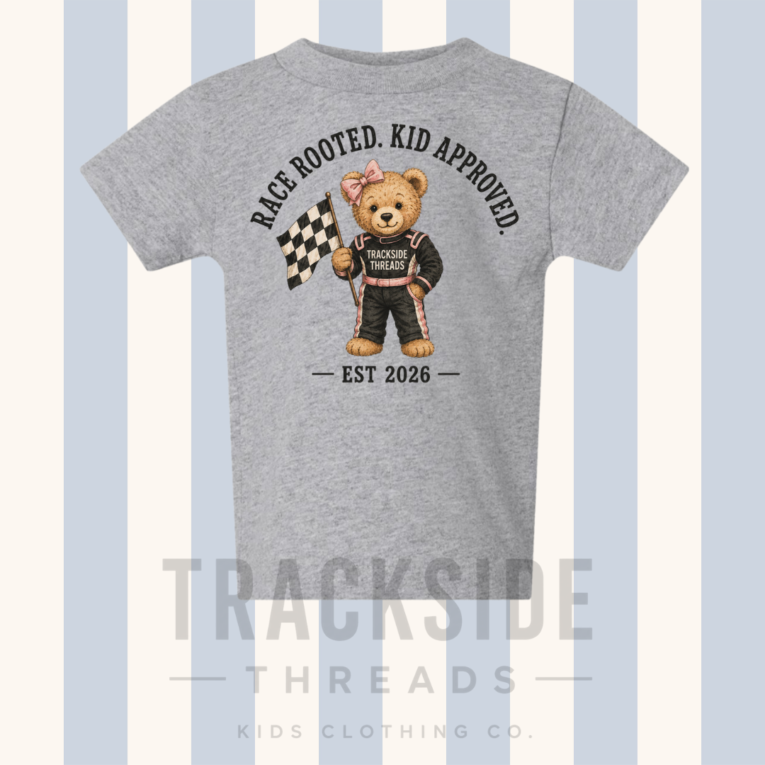 “Bear”ly girl Raceday tee