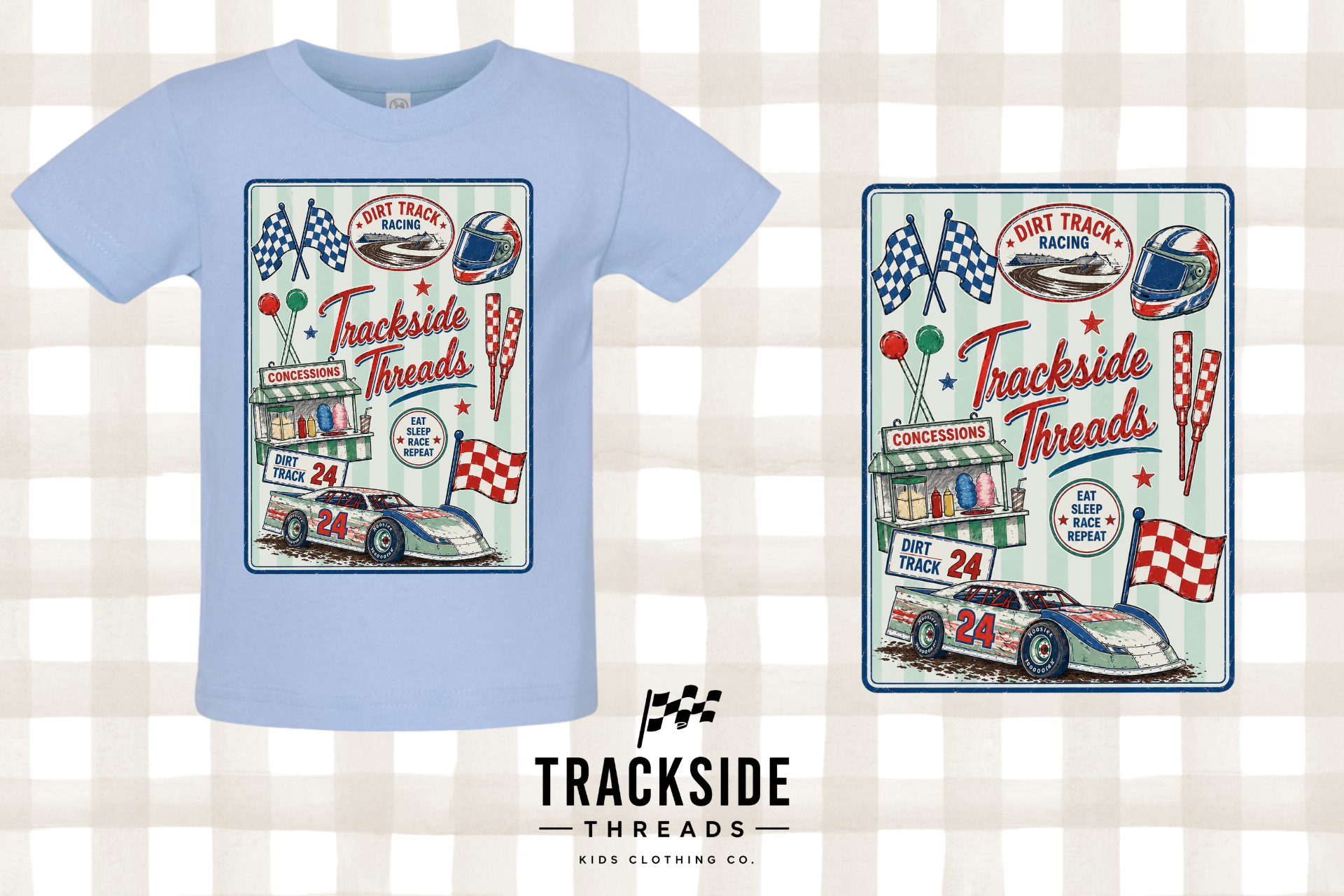 Tiniest Fans Race Day Rookie Tee