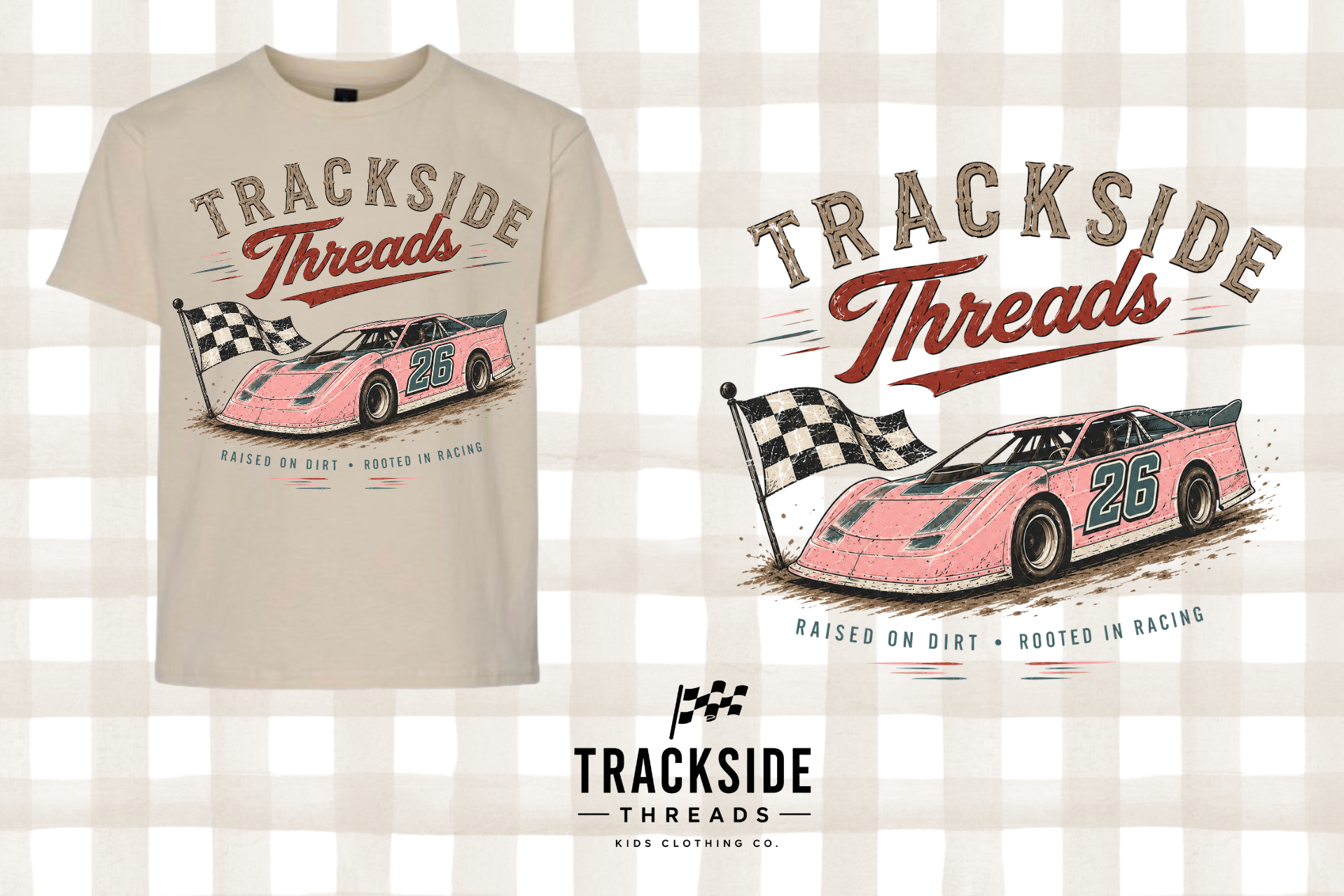 Tiny Fans Pink Late Model Tee