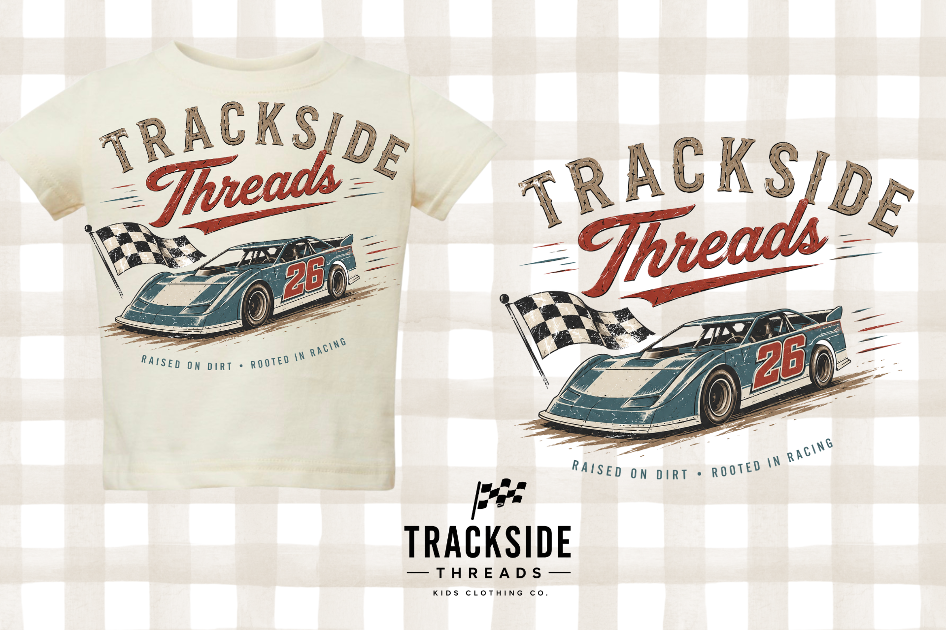 Tiniest Fans Blue Late Model Tee