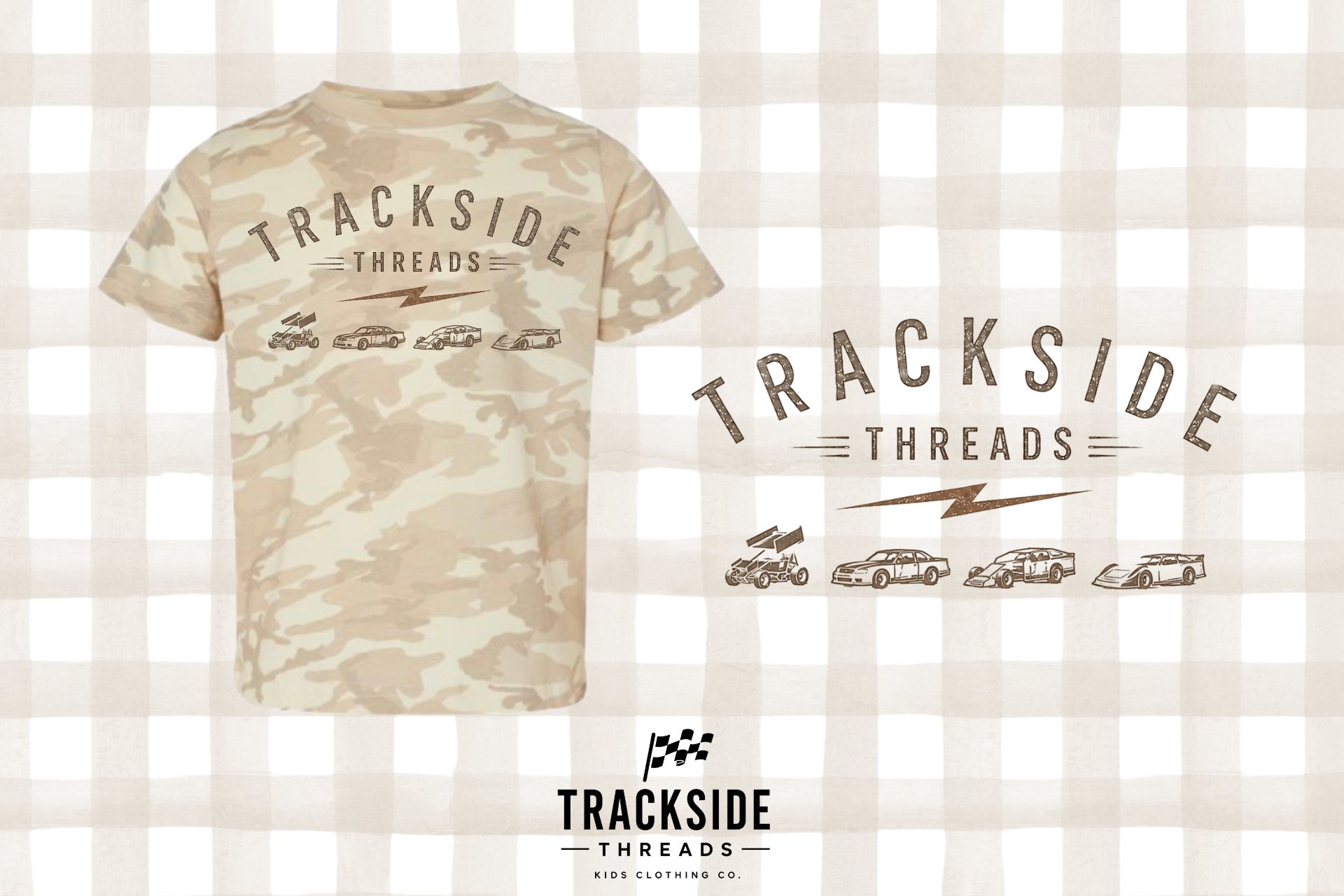 Trackside Camo Tee