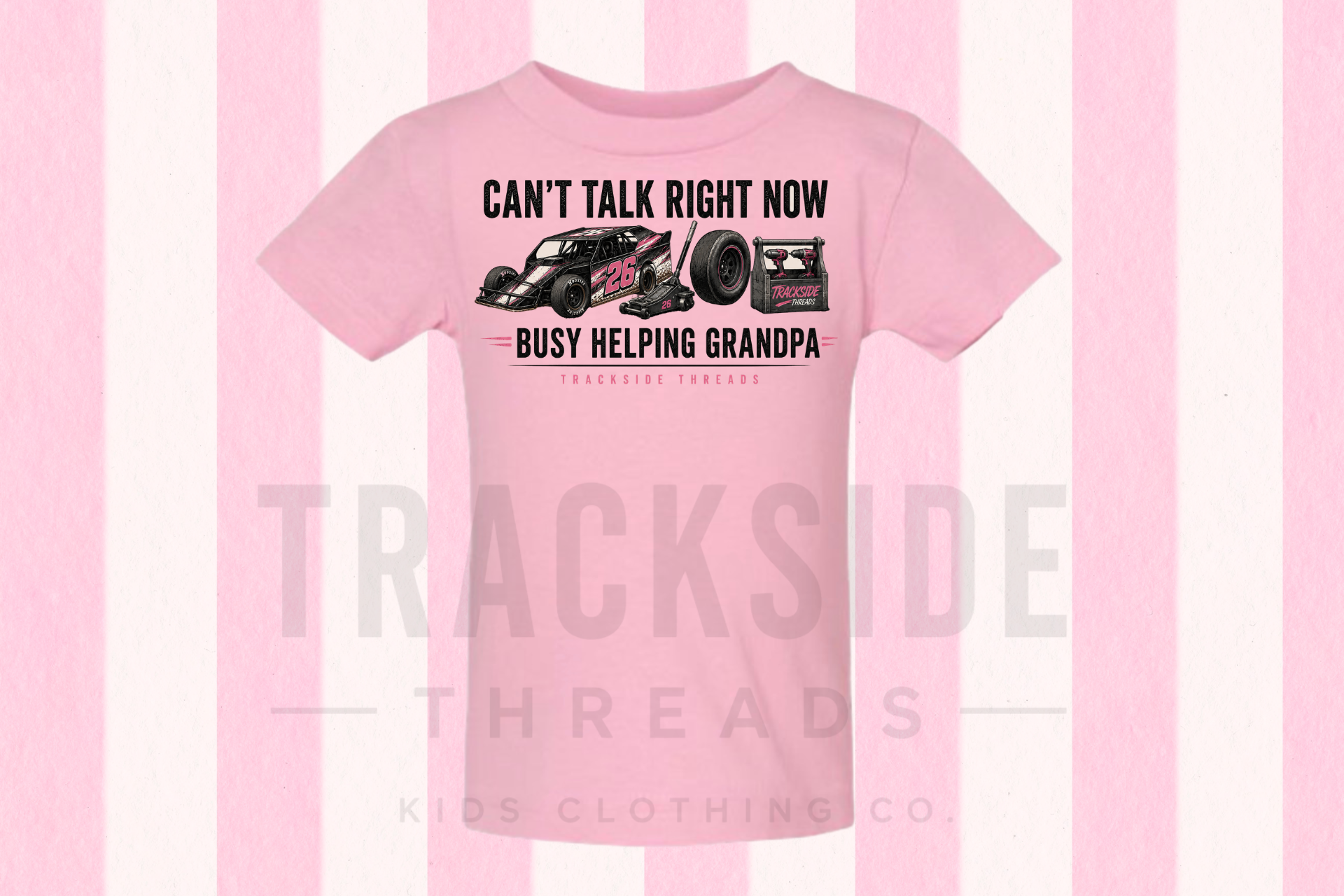 Busy Helping Grandpa (Pink Modified)