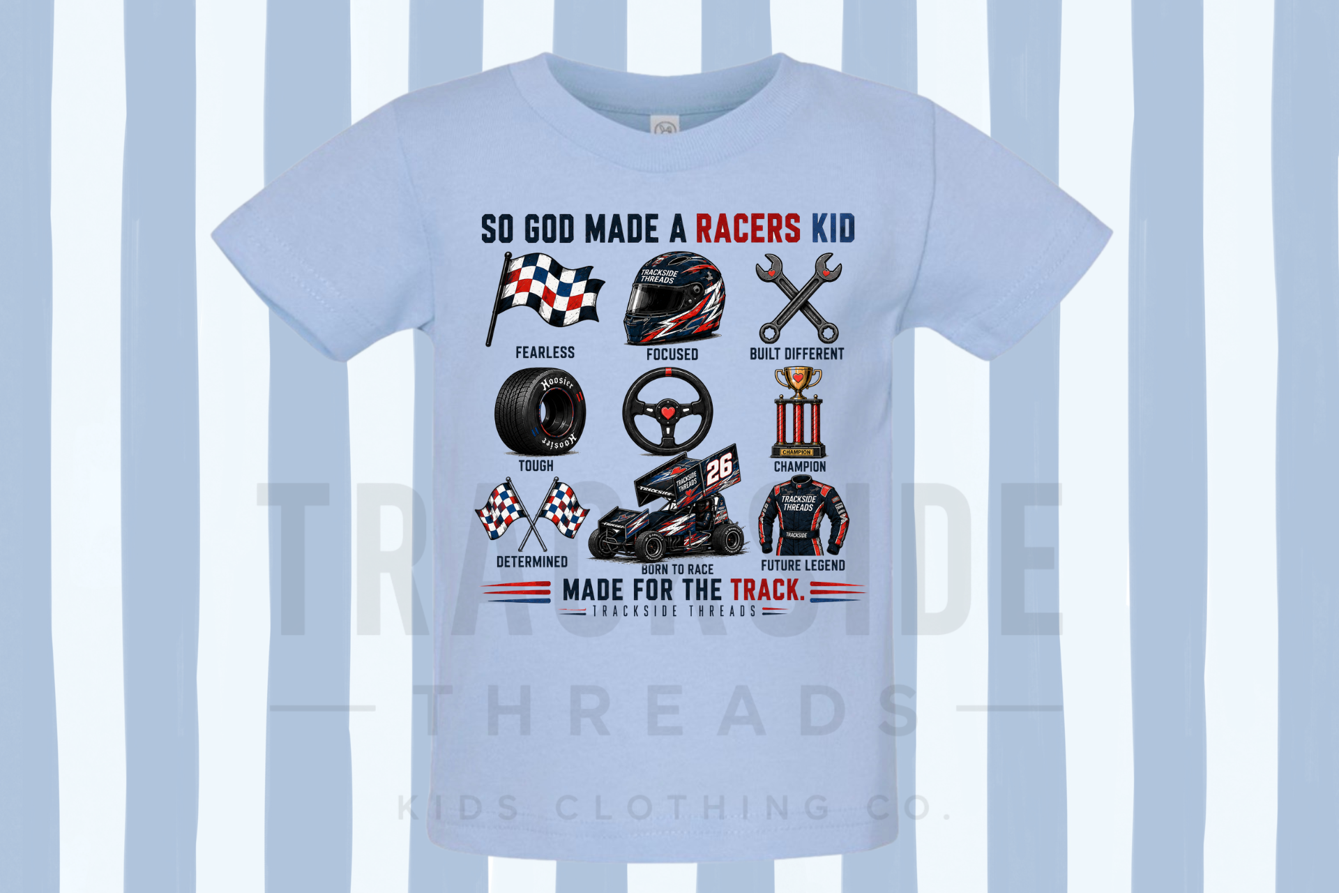 God Made Sprint Cars (Blue)