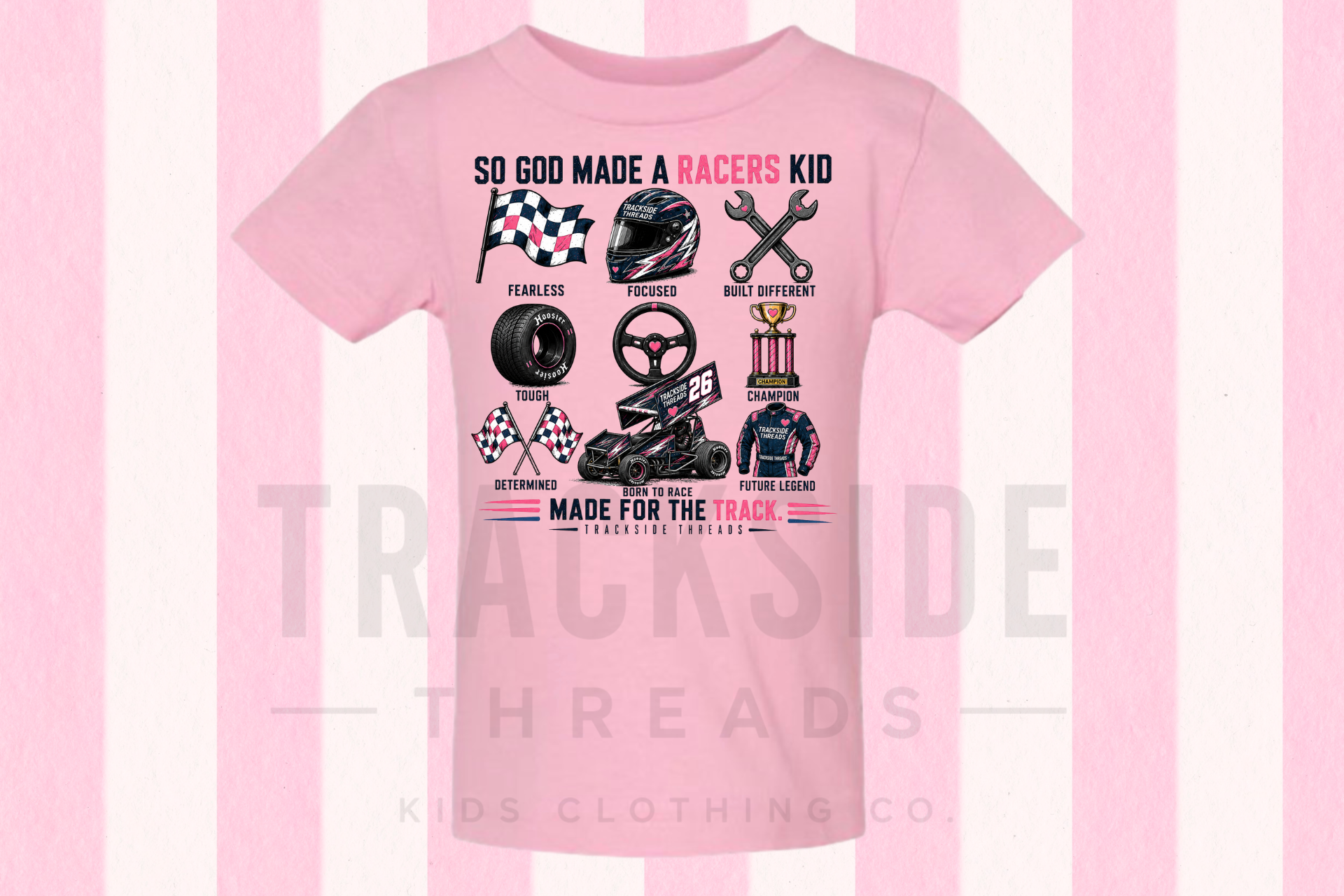God Made Sprint Cars (Pink)