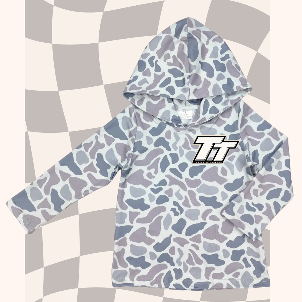 TT Kids Camo Hoodie (small logo)