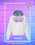Teal Color Block Hoodie